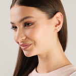 Rose Gold Butterfly Crystal Ear Climber - Simply Whispers