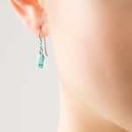 Turquoise Crystal Titanium Earrings - Simply Whispers