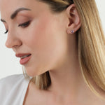 Light Pink Titanium Stud Earrings - Simply Whispers