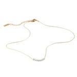 Freshwater Tiny Pearls Gold Necklace - Simply Whispers