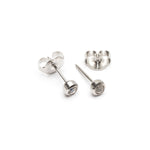 Ear Piercing 3 mm Bezel Crystal Stainless Steel Self Piercer - Simply Whispers