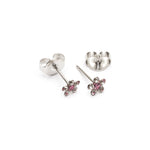 Ear Piercing Rose Daisy Crystal Stainless Steel  Self Piercer - Simply Whispers