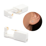 Ear Piercing Daisy Crystal 14K Gold Self Piercer - Simply Whispers