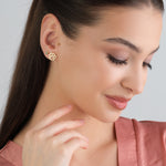 Gold Paw Stud Earrings - Simply Whispers