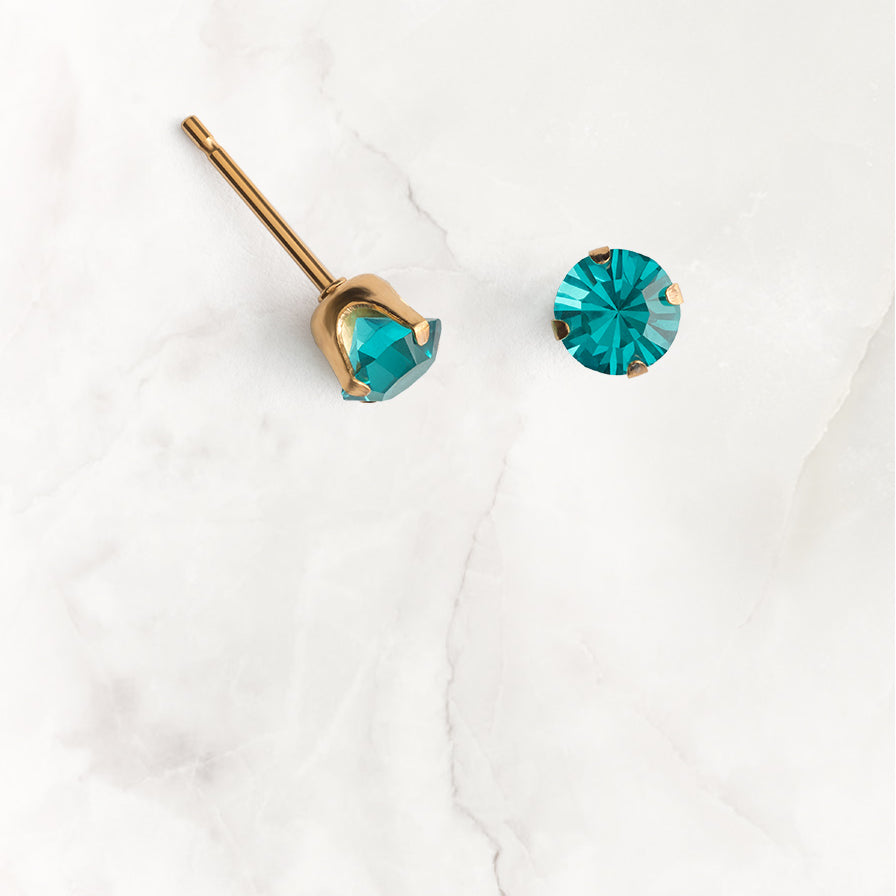 Gold Stud Earrings