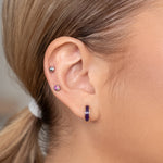 Helix Ear Piercing Stainless Steel Crystal Ball - Simply Whispers