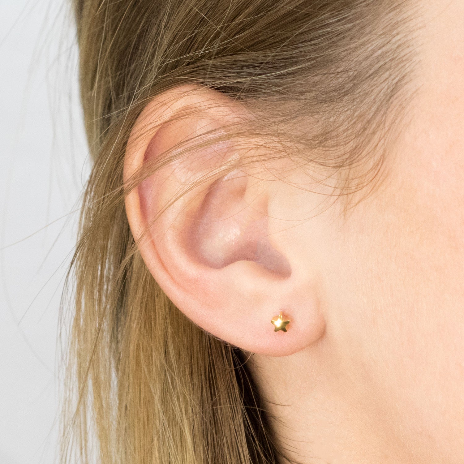 Gold Plated Star Stud Earrings - Simply Whispers