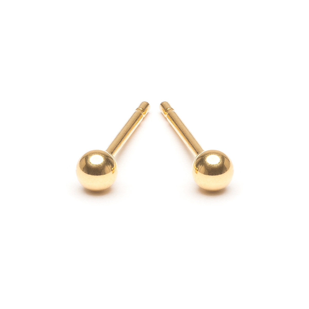 Mini Ball Stud Earring Gold Plated - Simply Whispers