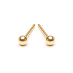 Mini Ball Stud Earring Gold Plated - Simply Whispers