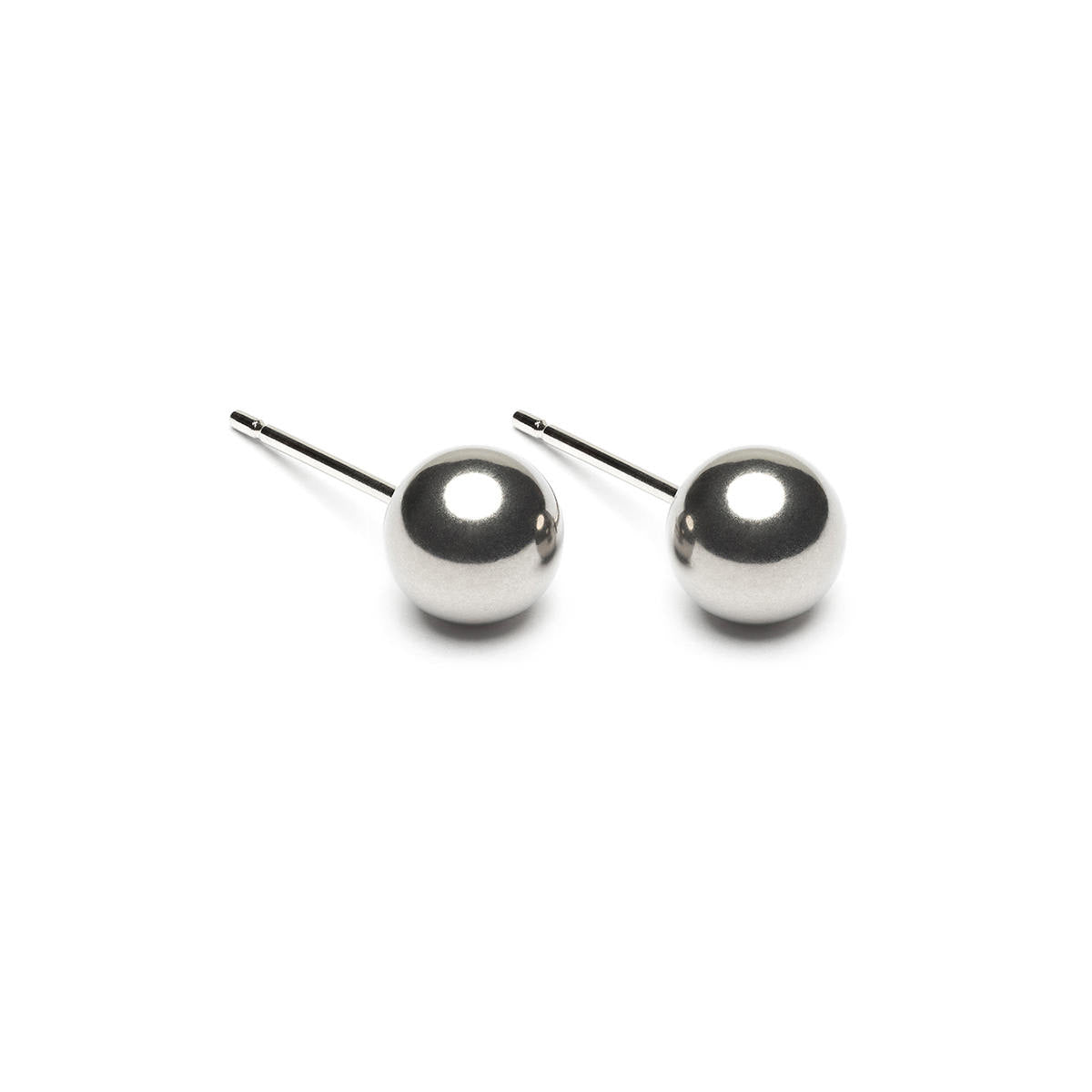 Stainless Steel 6 mm Ball Stud Earrings - Simply Whispers