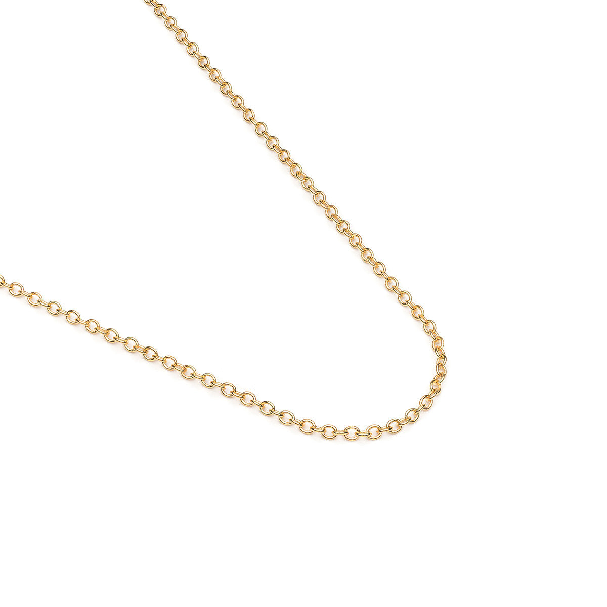 Gold Plated 20 inch Pendant Chain Necklace - Simply Whispers