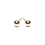 Gold Stud Earrings 4 mm Ball - Simply Whispers