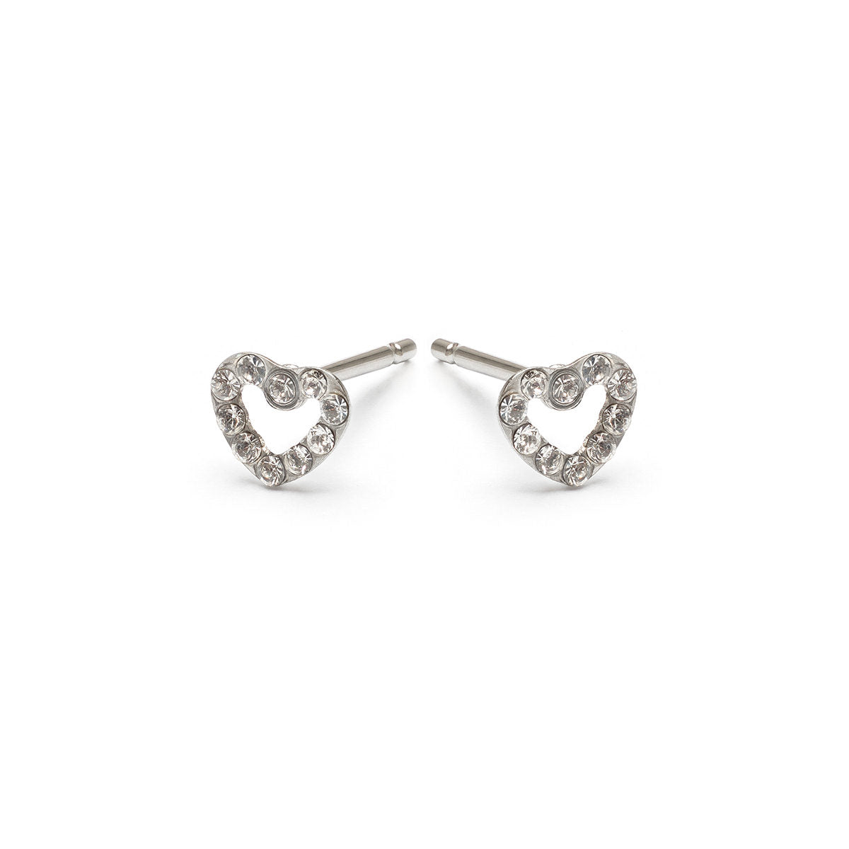 Mini Heart Stud Earrings - Simply Whispers