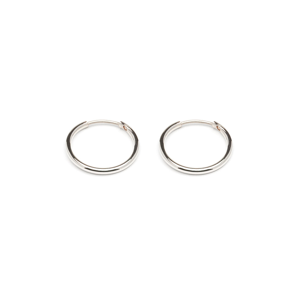 Small Hoops Silver Plated - Simply Whispers
