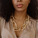 Chunky Chain Choker Necklace - Simply Whispers