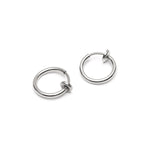 Silver spring clip-on earrings - Simply Whispers