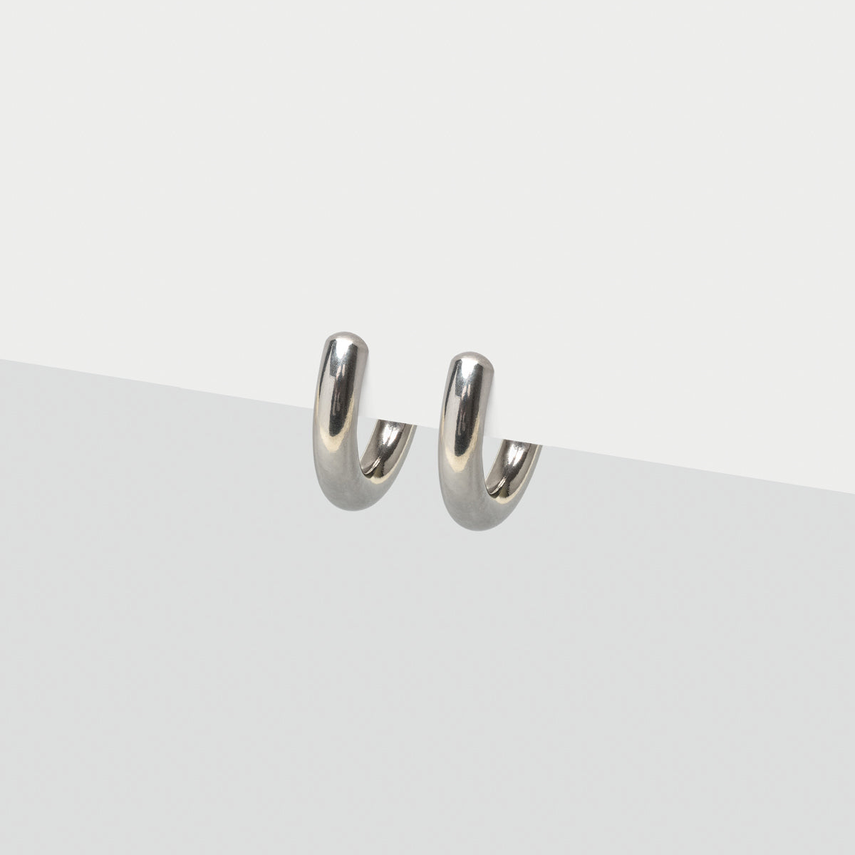 Silver mini clip on earrings - Simply Whispers