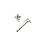 Mini Cross Stud Earrings - Simply Whispers