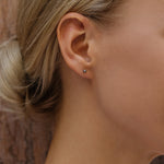 Titanium ball 3 mm stud earrings - Simply Whispers
