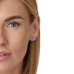 Small Red clip on earrings - Simply Whispers