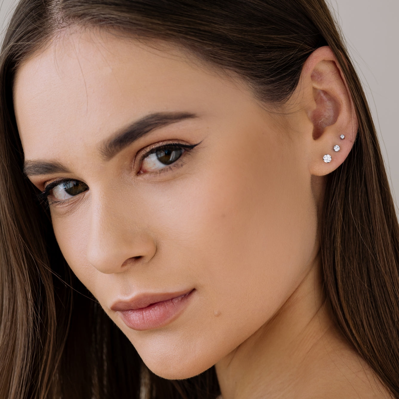 Petite Faux Druzy Studs Hypoallergenic Earrings for Sensitive Ears Mad